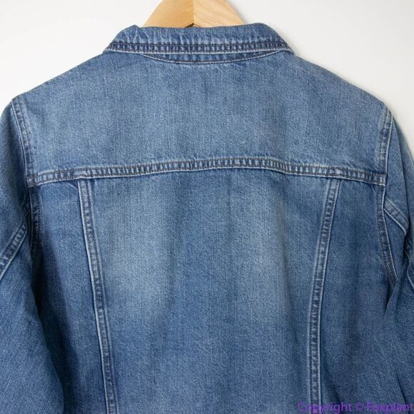 NEW Madewell The Jean Jacket in Pinter Wash, 3X - Picture 9 of 16